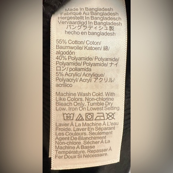 J.Crew Black Sweater with Gold Button Detail - Picture 3 of 3